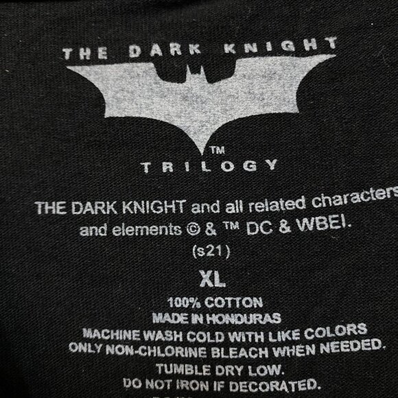 Dc The Dark Knight Trilogy The Joker Tshirt size Extra Large - Picture 4 of 4